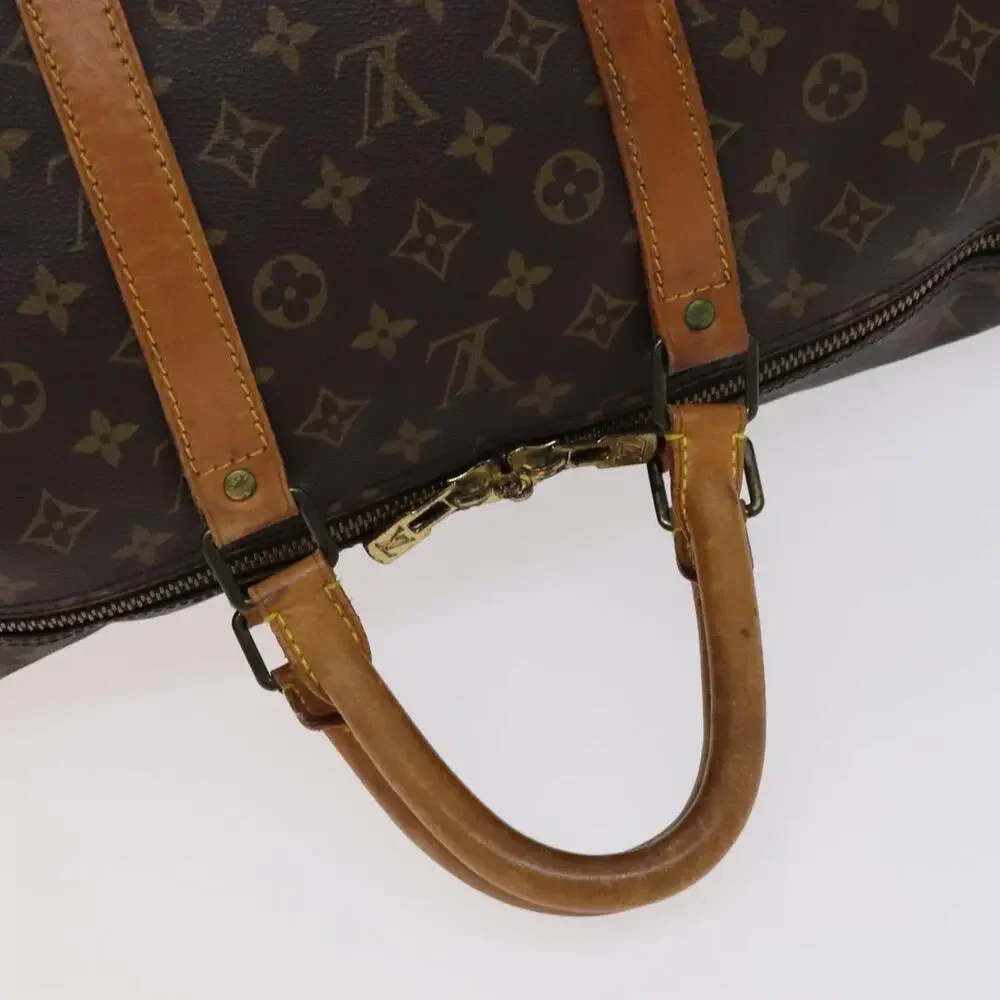 LOUIS VUITTON Monogram Keepall 55 Boston Bag M41424